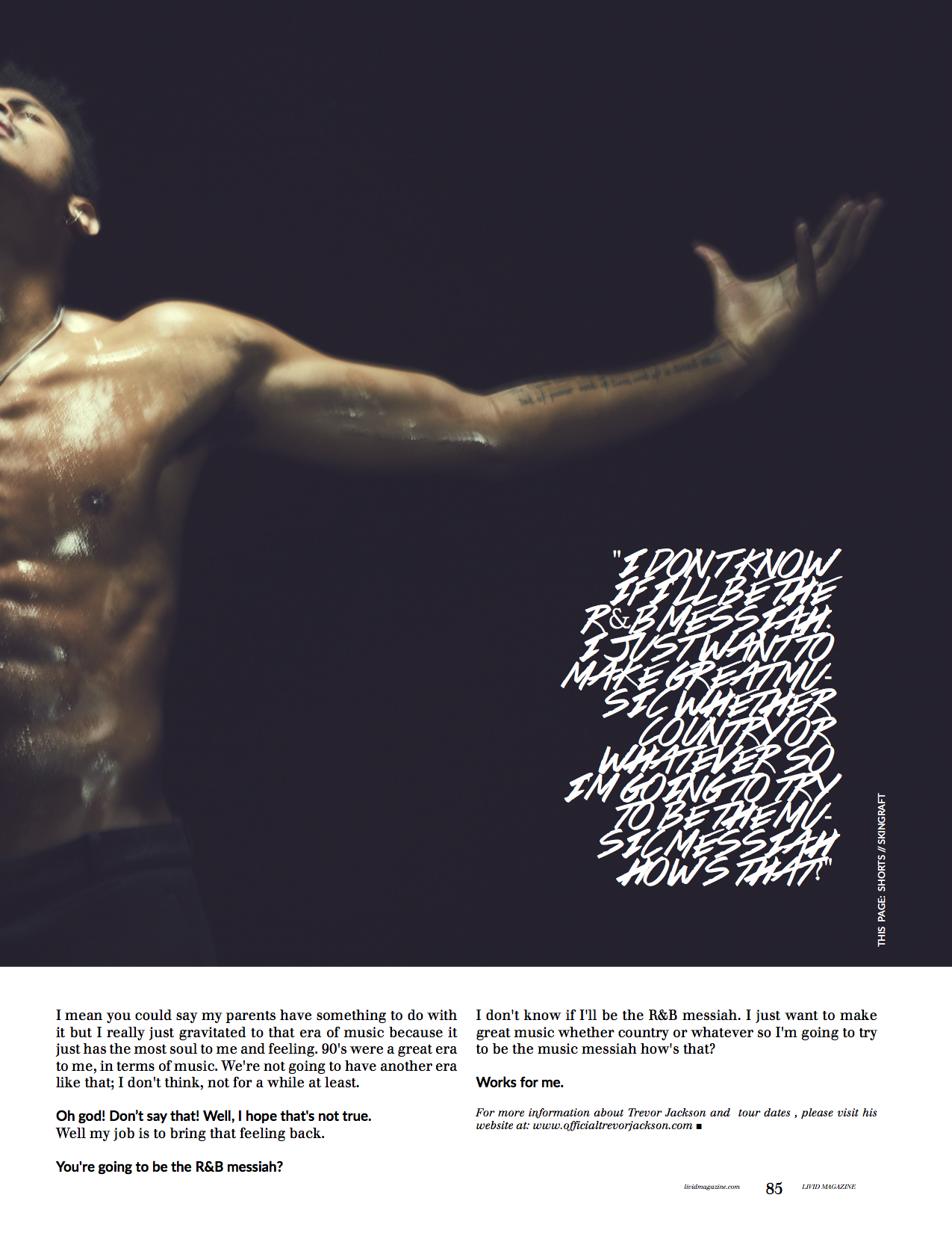 Actor, Musician - Trevor Jackson / Men's Groomer Mara Capozzi / Photos by Shaugn + John