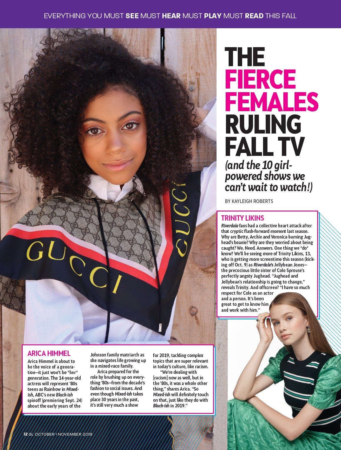 Actor Trinity Likins / Hair and Makeup By Mara Capozzi