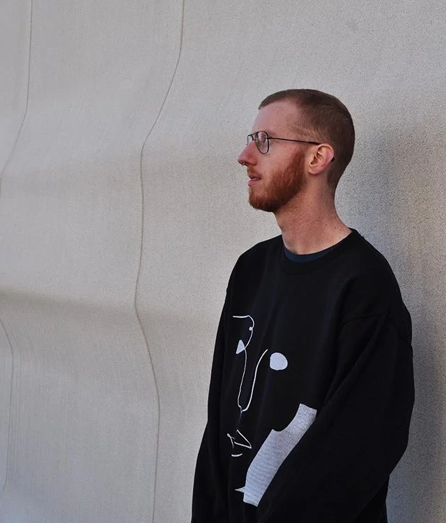 wearable art shot @sfmoma. you can find the FACETIME sweatshirts available through @makerandmineral and @alexsteele's websites