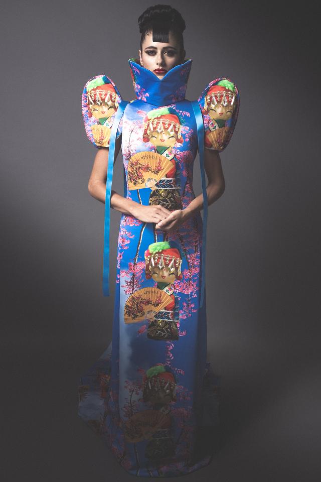  Photography: Wayne Desveaux Designer: Bec Boyle Hair: Aislinn Trodden Make up: Linda Thi 