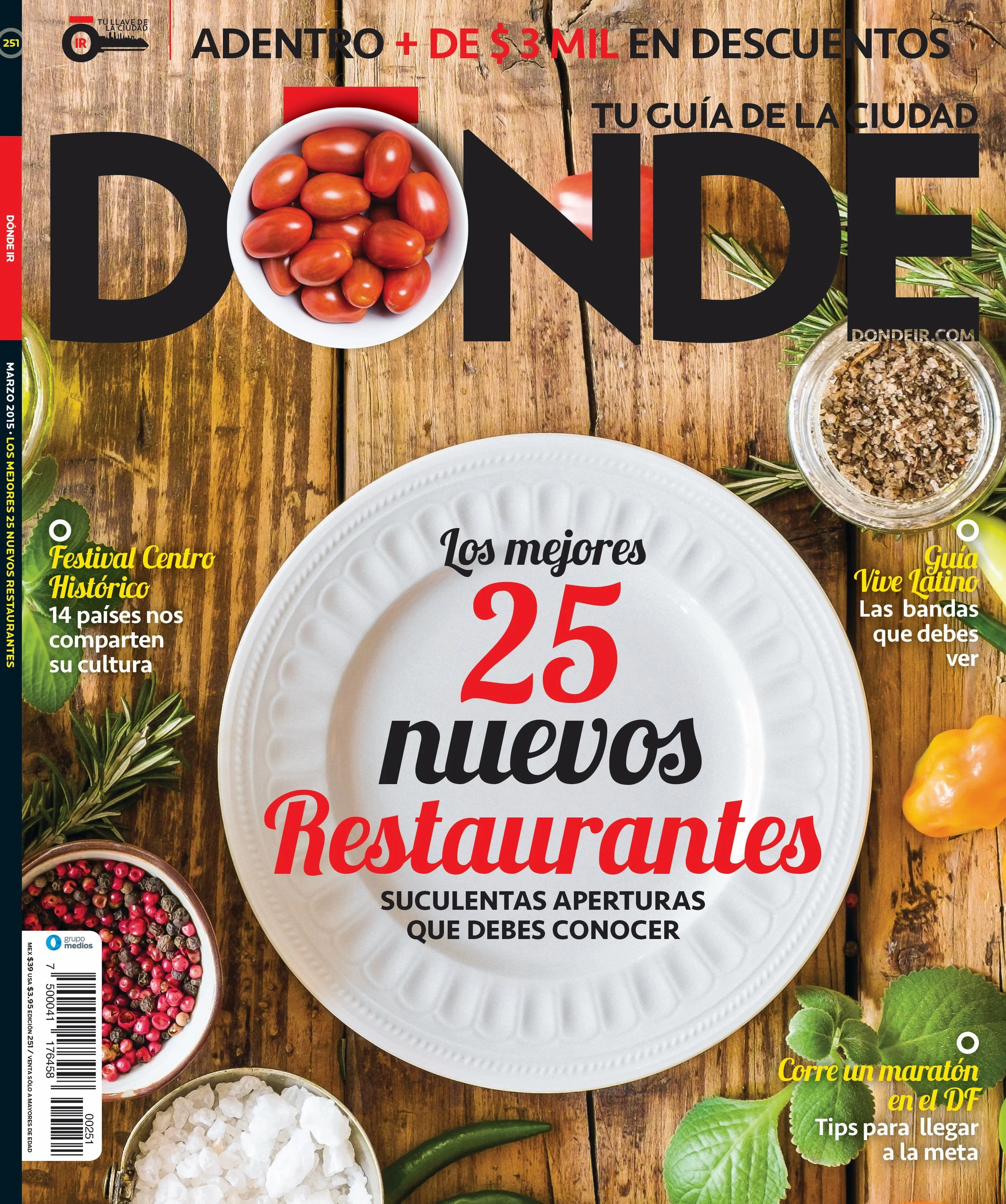 REVISTA DÓNDE IR, ABRIL 2015