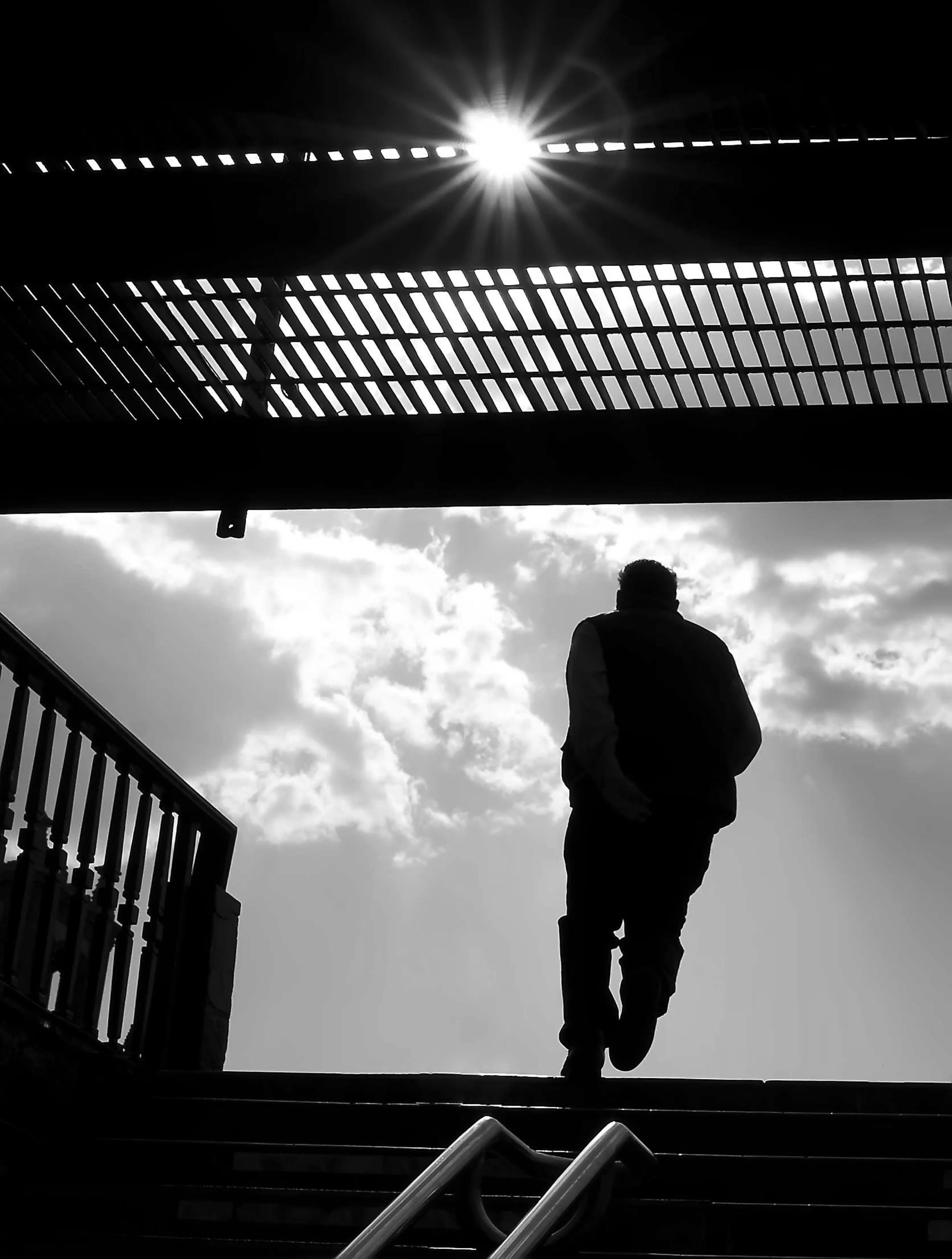 SILHOUETTO OF A MAN, Mexico City, 2013