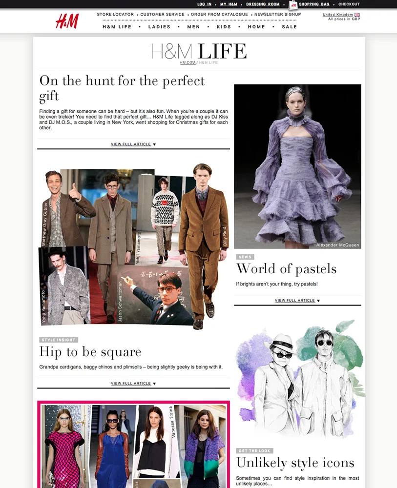 H&M.COM, 2011