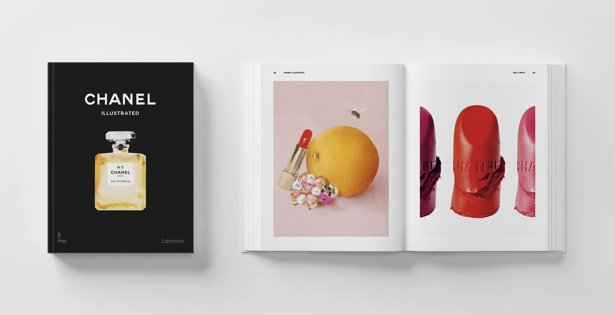 Inside look at Chanel Illustration by Lannoo Publishers featuring illustrations by Kelly Smith.