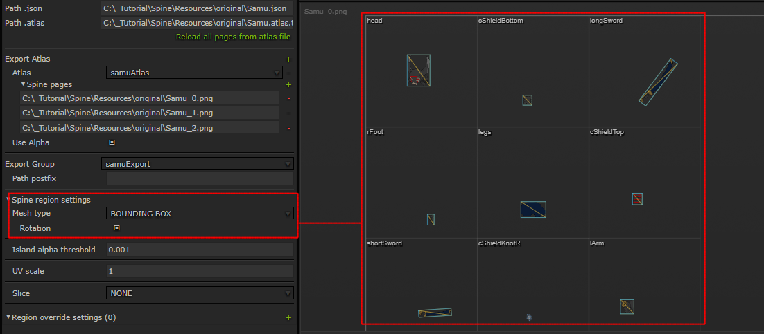 Mesh type: BOUNDING BOX - Change Region to bounding box mesh.