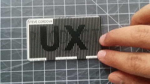 Frontside of business Card
