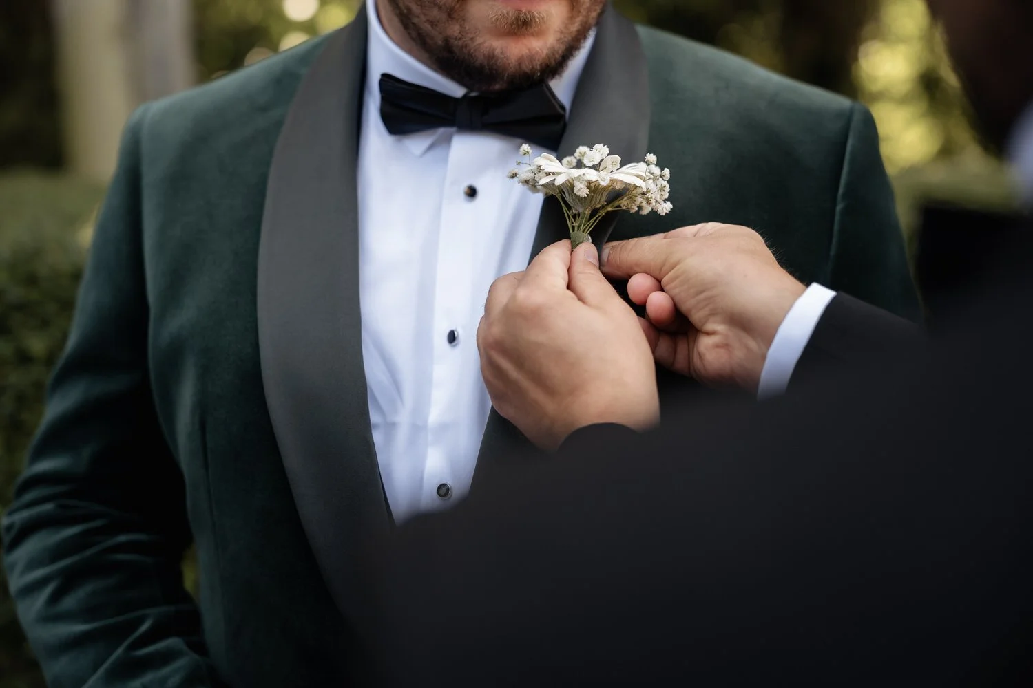 Humanist wedding ceremony in walled garden at Larchfield Estate 08