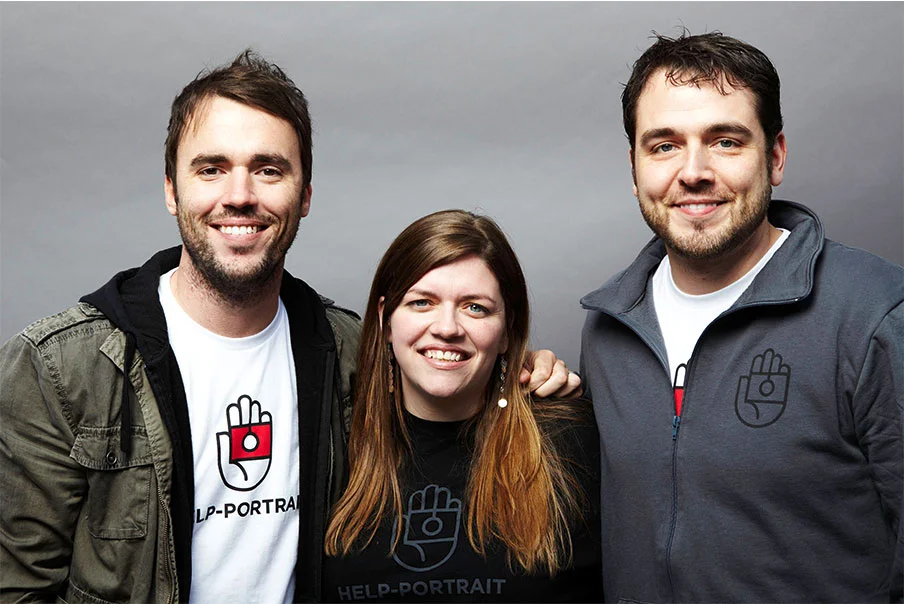 Original Launch Team: Jeremy Cowart (left), Annie Downs, Kyle Chowning, circa 2008