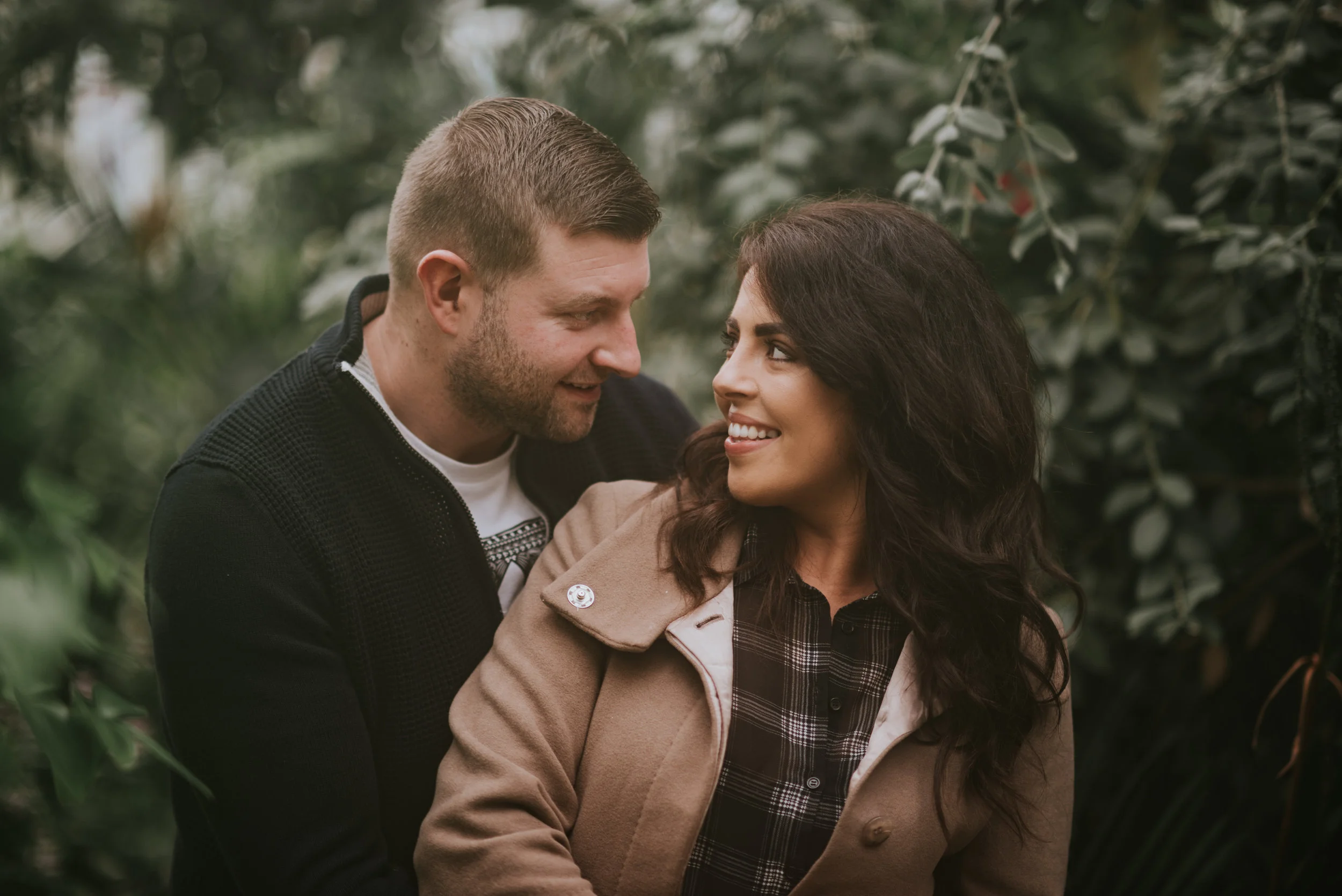 Botanic Gardens Belfast Engagement Session Palm House Antonia and Joe