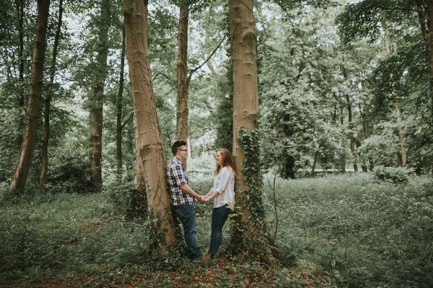Couple sharing a relaxed moment together in Antrim