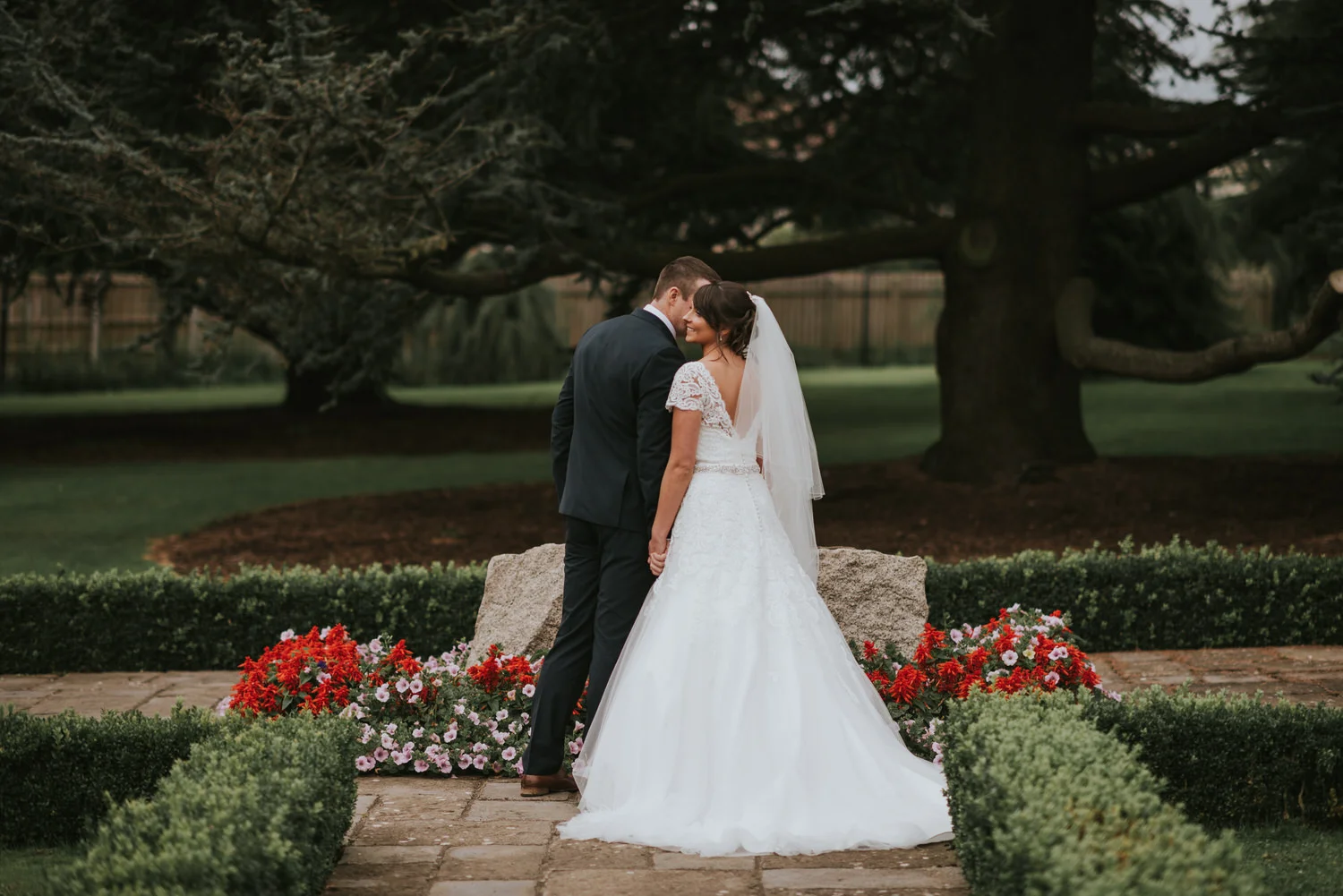 Sarah and Glenn on their wedding day at Stormont Hotel Belfast