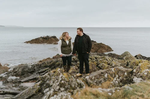 Engagement Photography Northern Ireland | Crawfordsburn Country Park | Laura &amp; Andy