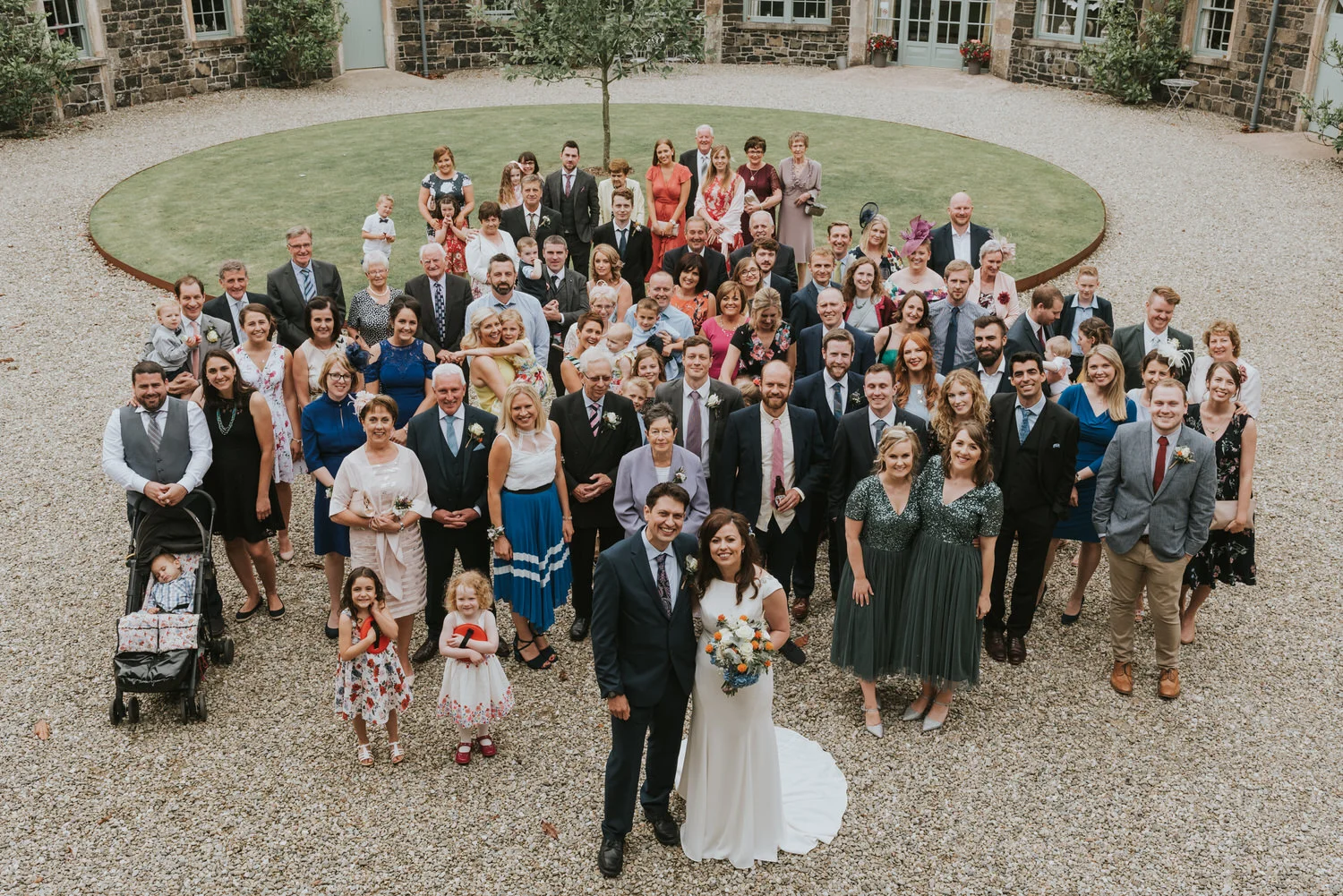 Wedding photos at Lissanoure Castle