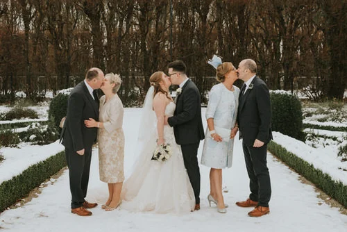 Family &amp; Bridal Party group photos at weddings