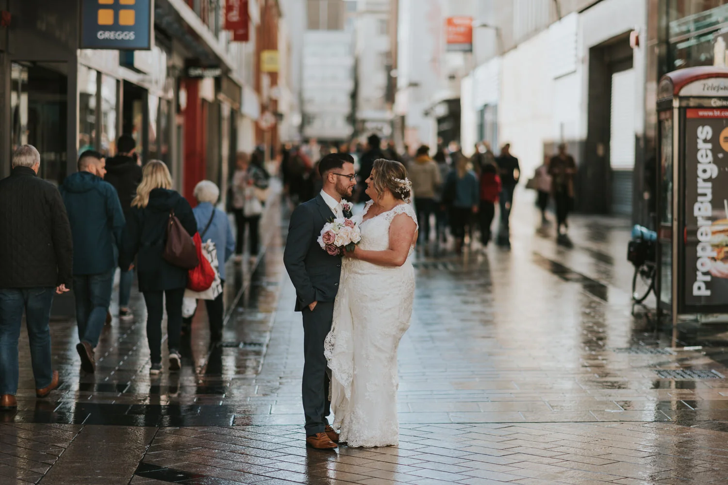 Ten Square Hotel Belfast Wedding Bride and Groom