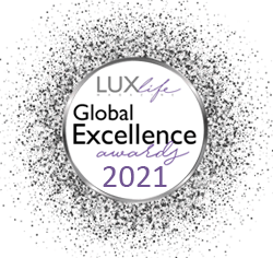 LUXlife Global Excellence Awards badge 2021