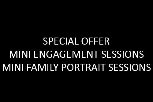 Mini Engagement Sessions | Mini Portrait Sessions