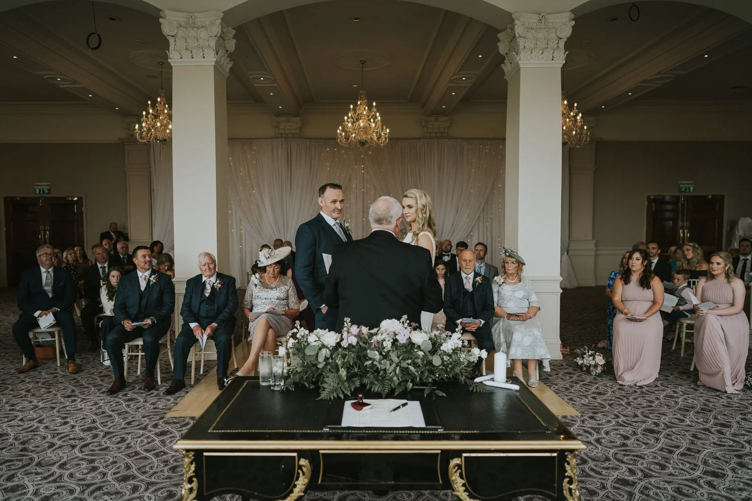 Wedding ceremony at Slieve Donard Resort and Spa