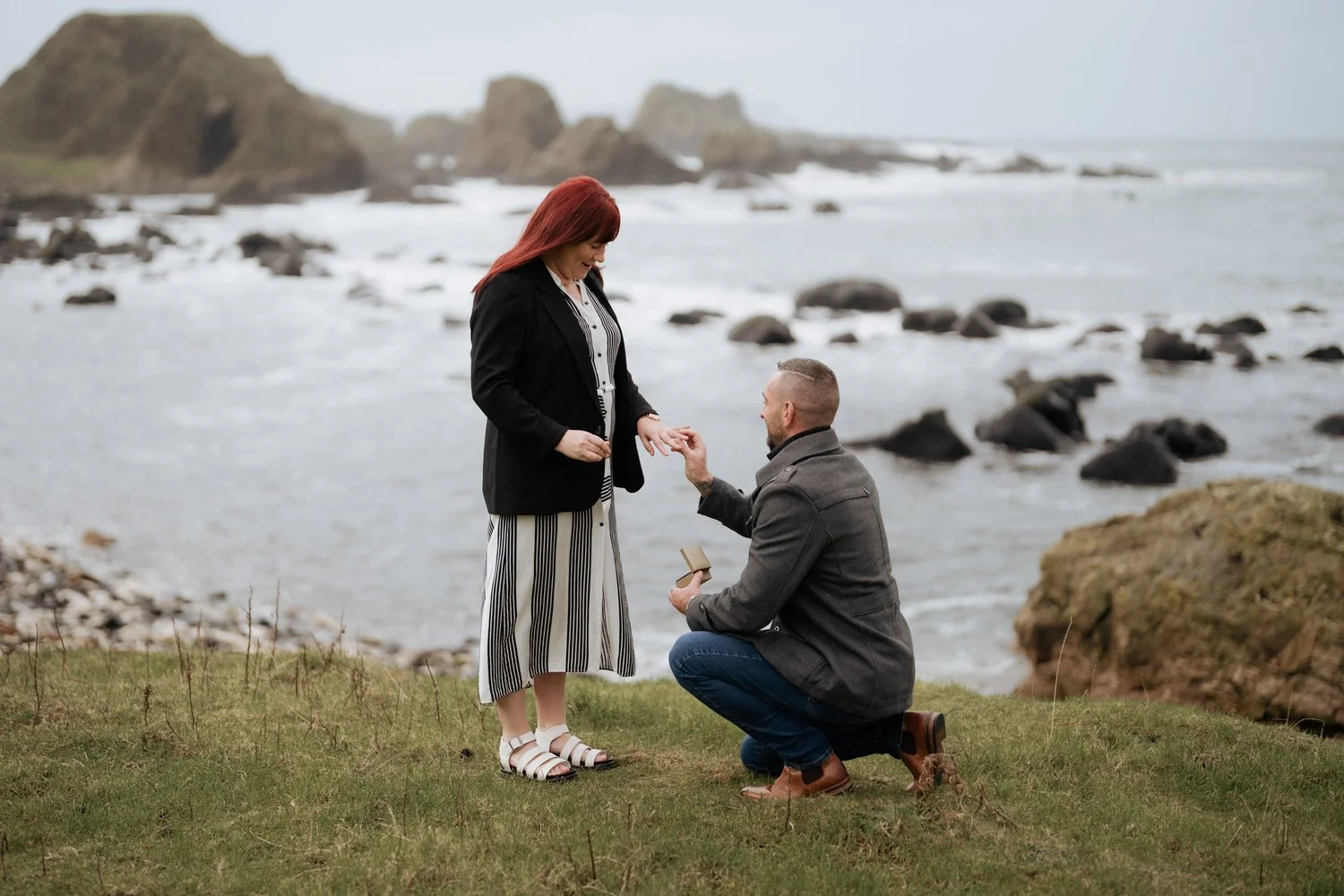 Wedding Proposal at Ballintoy Harbour 04