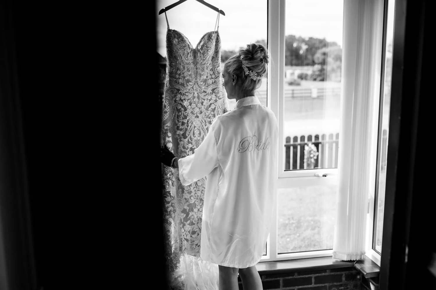 Humanist wedding ceremony in walled garden at Larchfield Estate 04