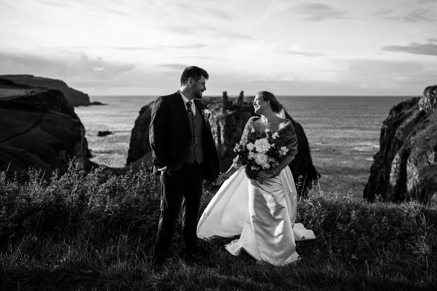 Romantic Elopement at Dunluce Castle 50