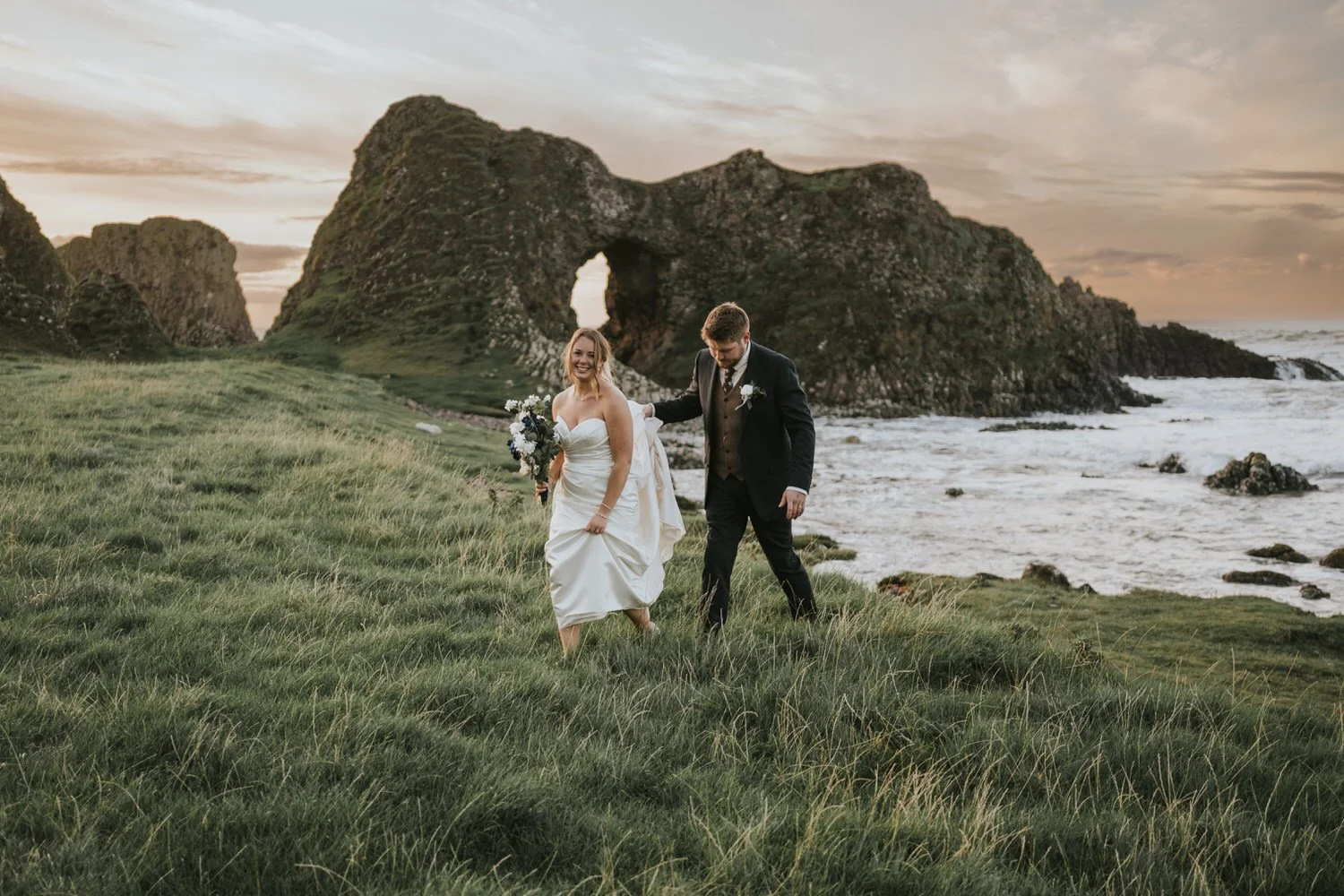 Romantic Elopement at Dunluce Castle 63