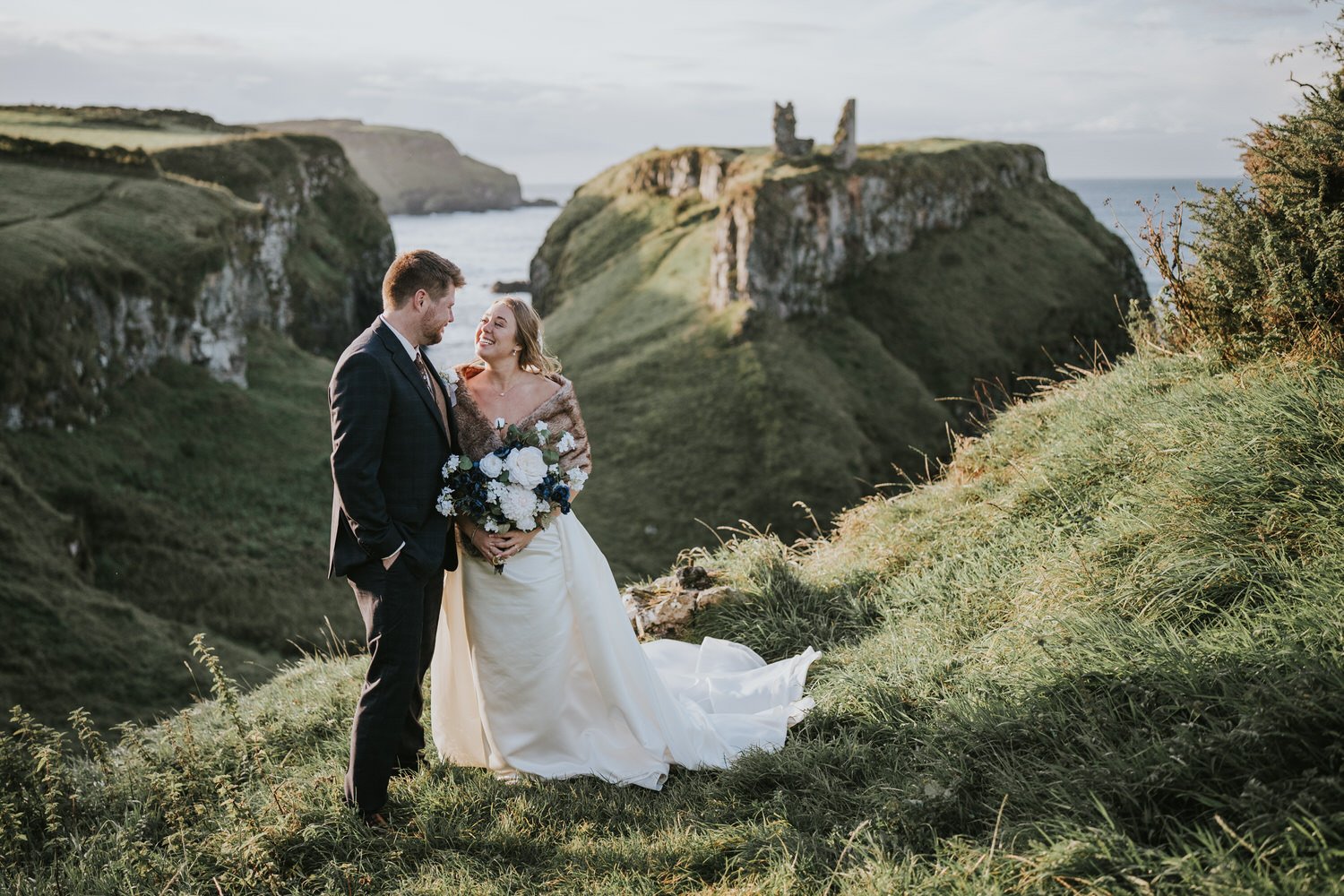 Romantic Elopement at Dunluce Castle 48