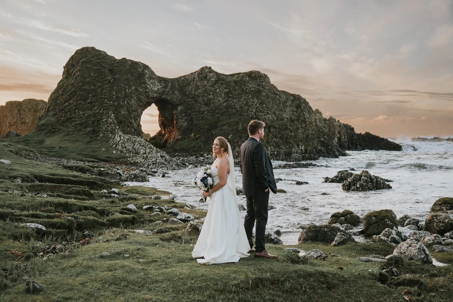 Romantic Elopement at Dunluce Castle 57