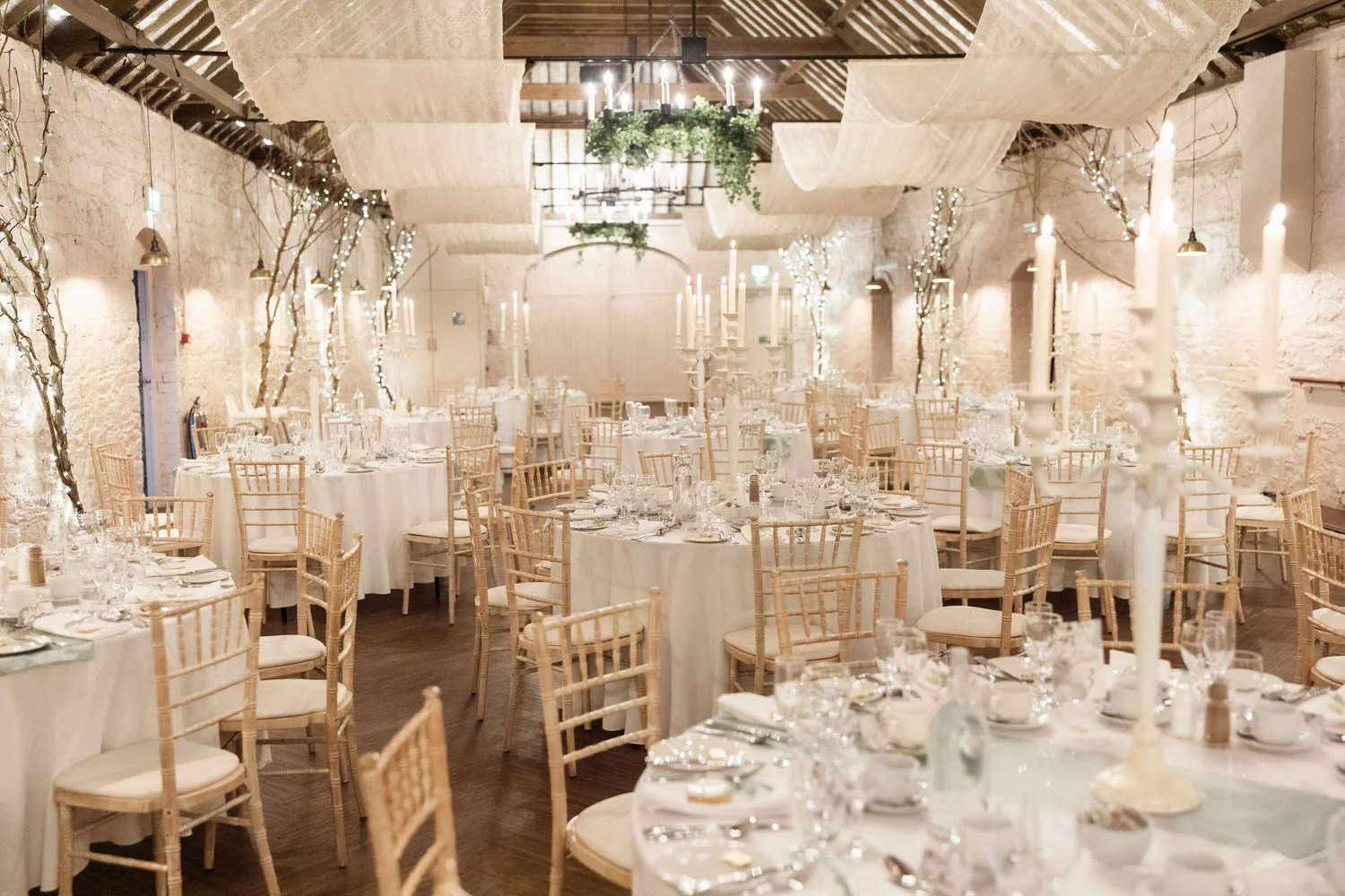 Humanist wedding ceremony in walled garden at Larchfield Estate 57
