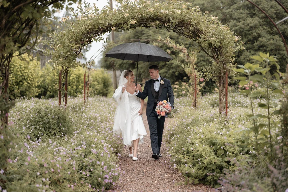 Chloe and Dafydd Orangery wedding at Larchfield Estate