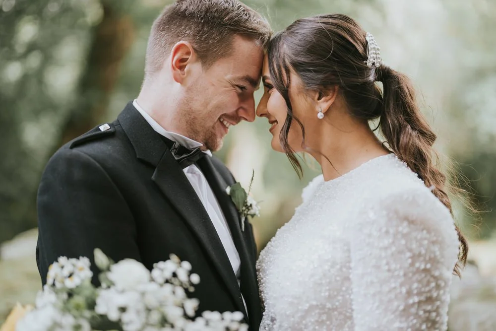 Couple portrait from a wedding at Slieve Donard Resort and Spa