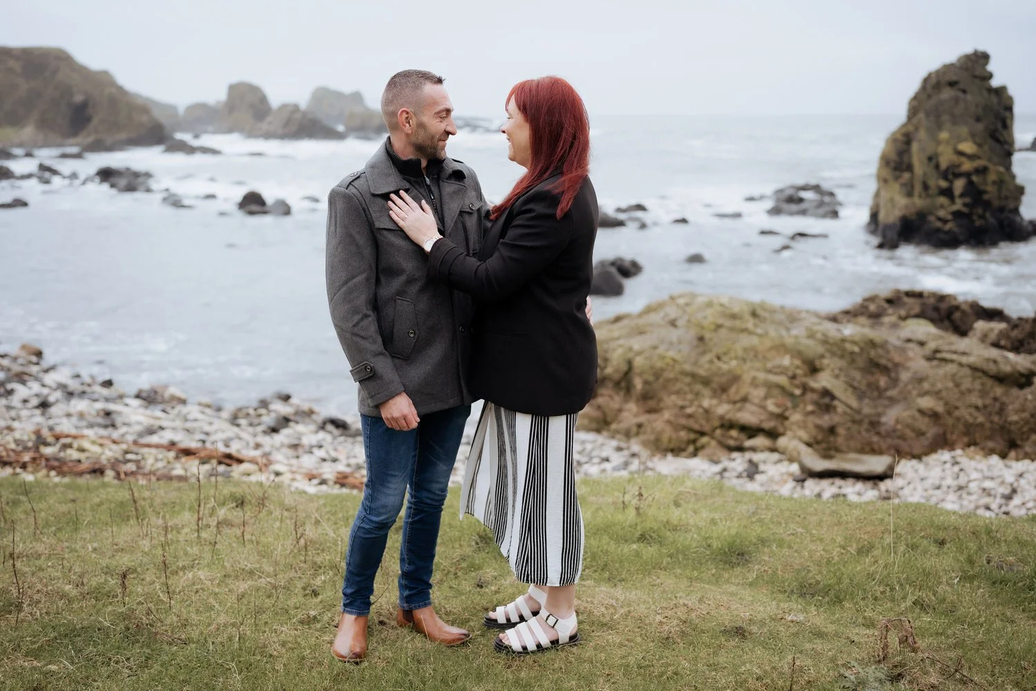 Wedding Proposal at Ballintoy Harbour 06