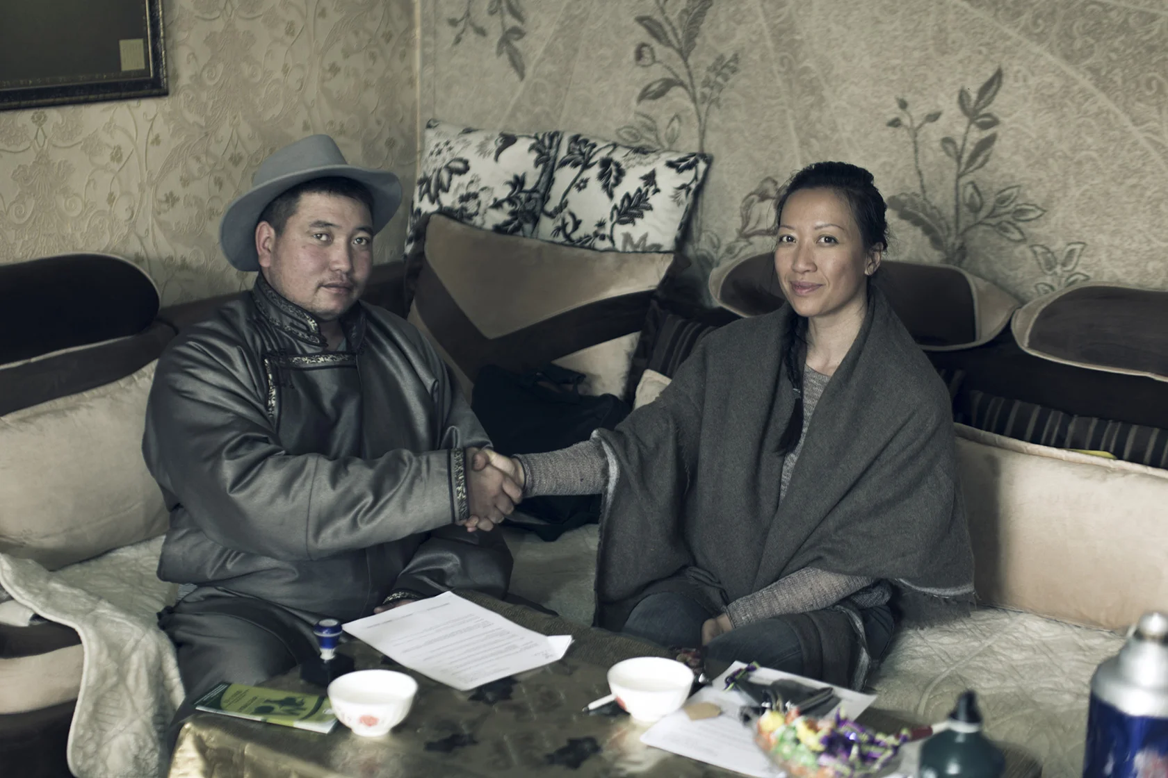 Contract signed with leader of the cooperatives (representing more than 4,500 herder families).