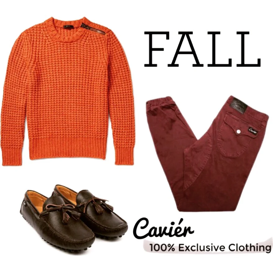 Sweater: $495; mrporter.com Joggers: $120; cavierclothing.com Loafers: $180; cavierclothing.com