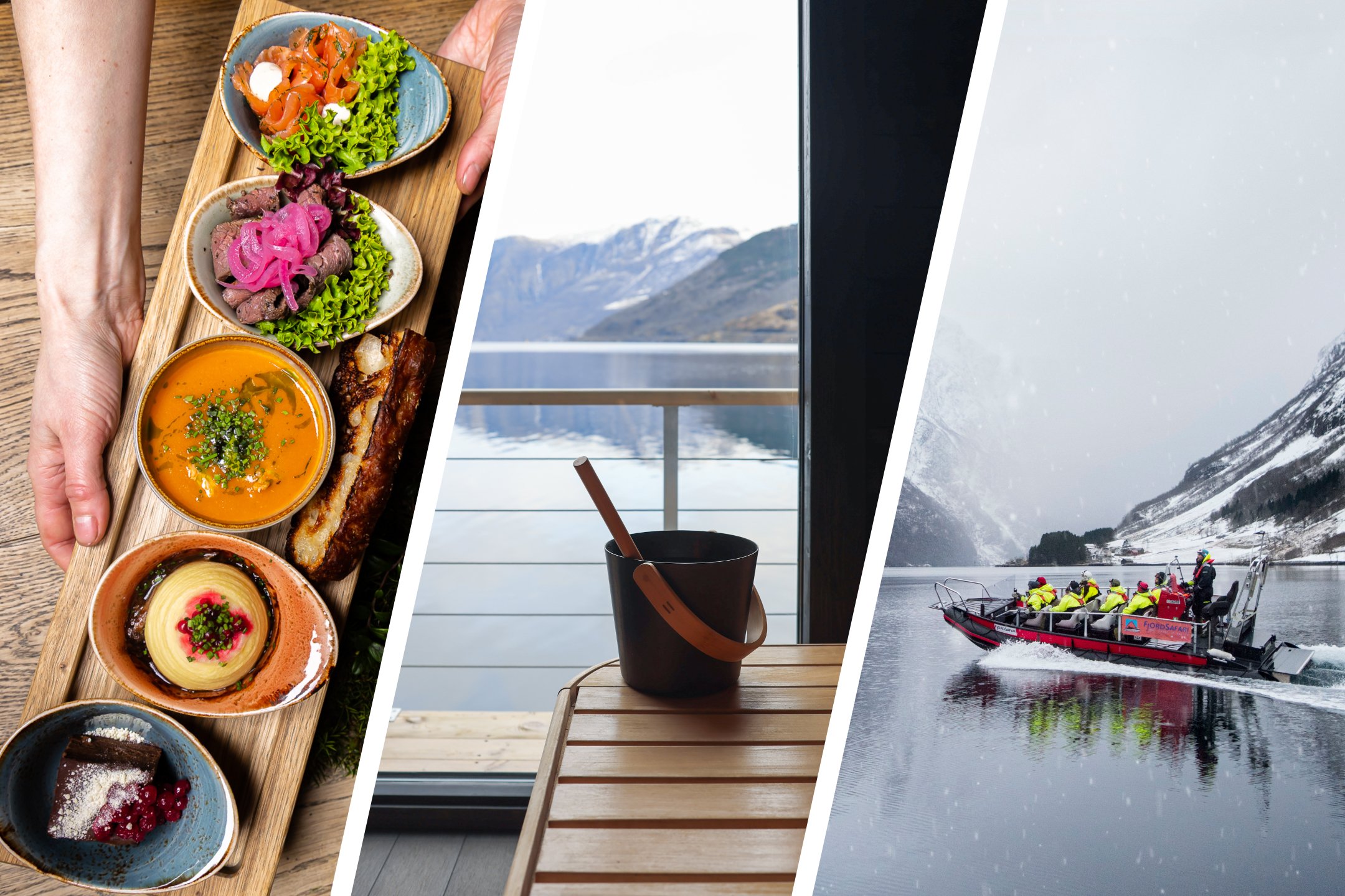 Winter Magic Flåm Vikingplanke FjordSauna FjordSafari
