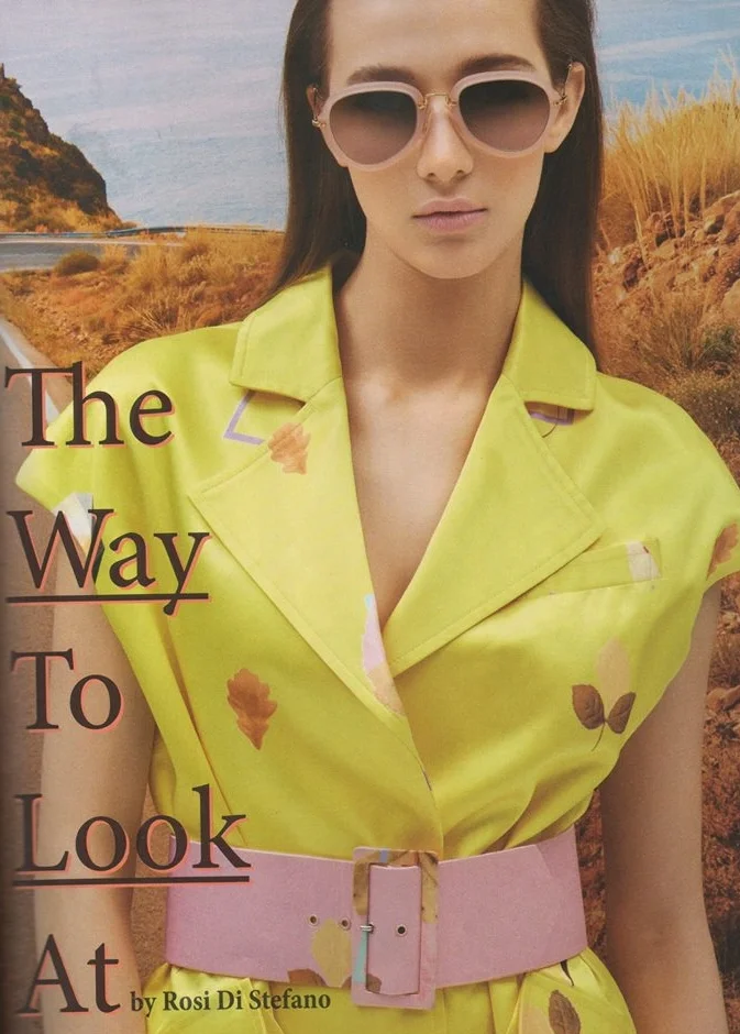 Kittima on Vogue italia magazine #April #2015