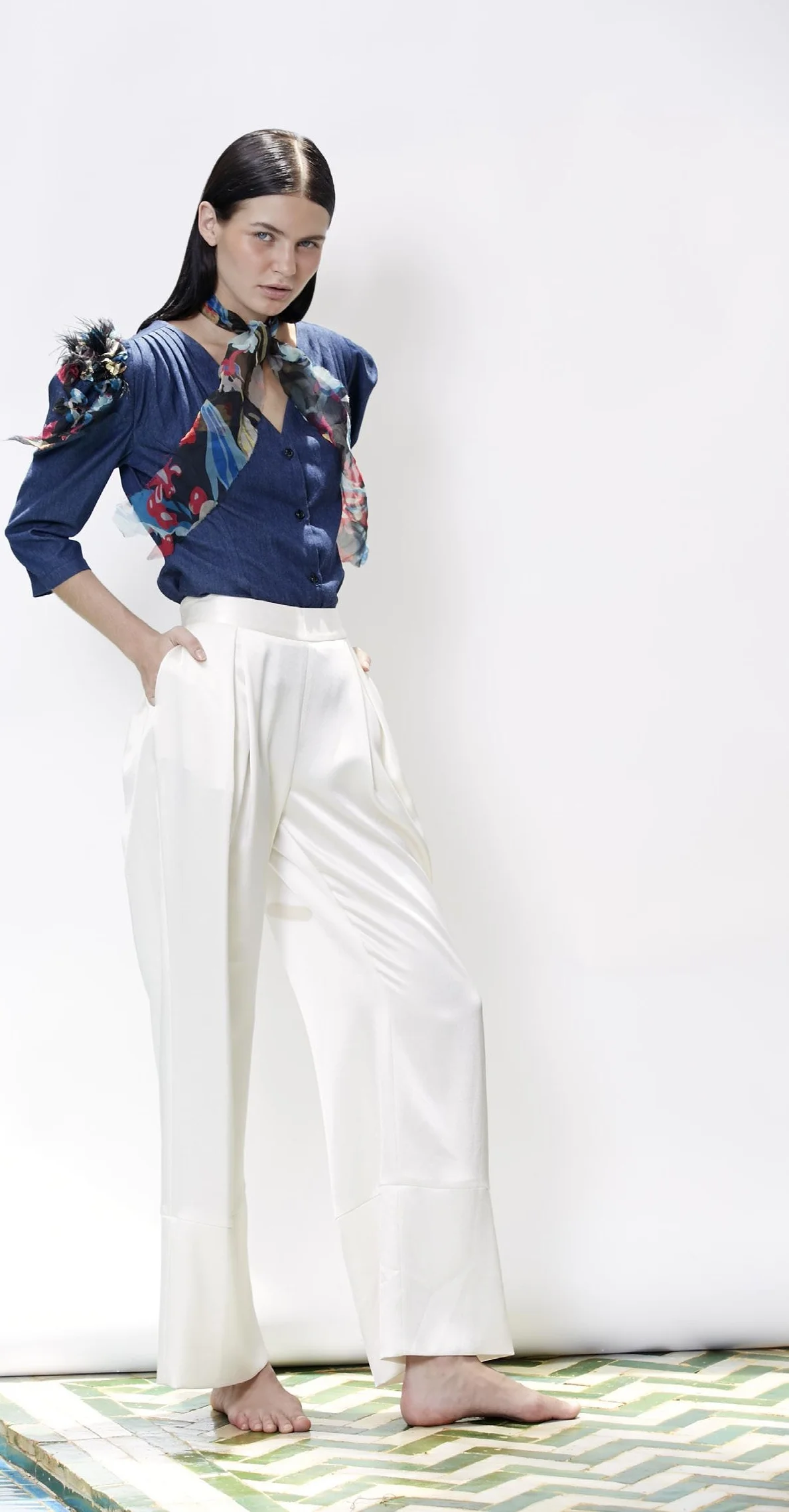 Blue Jean With Wild pant.