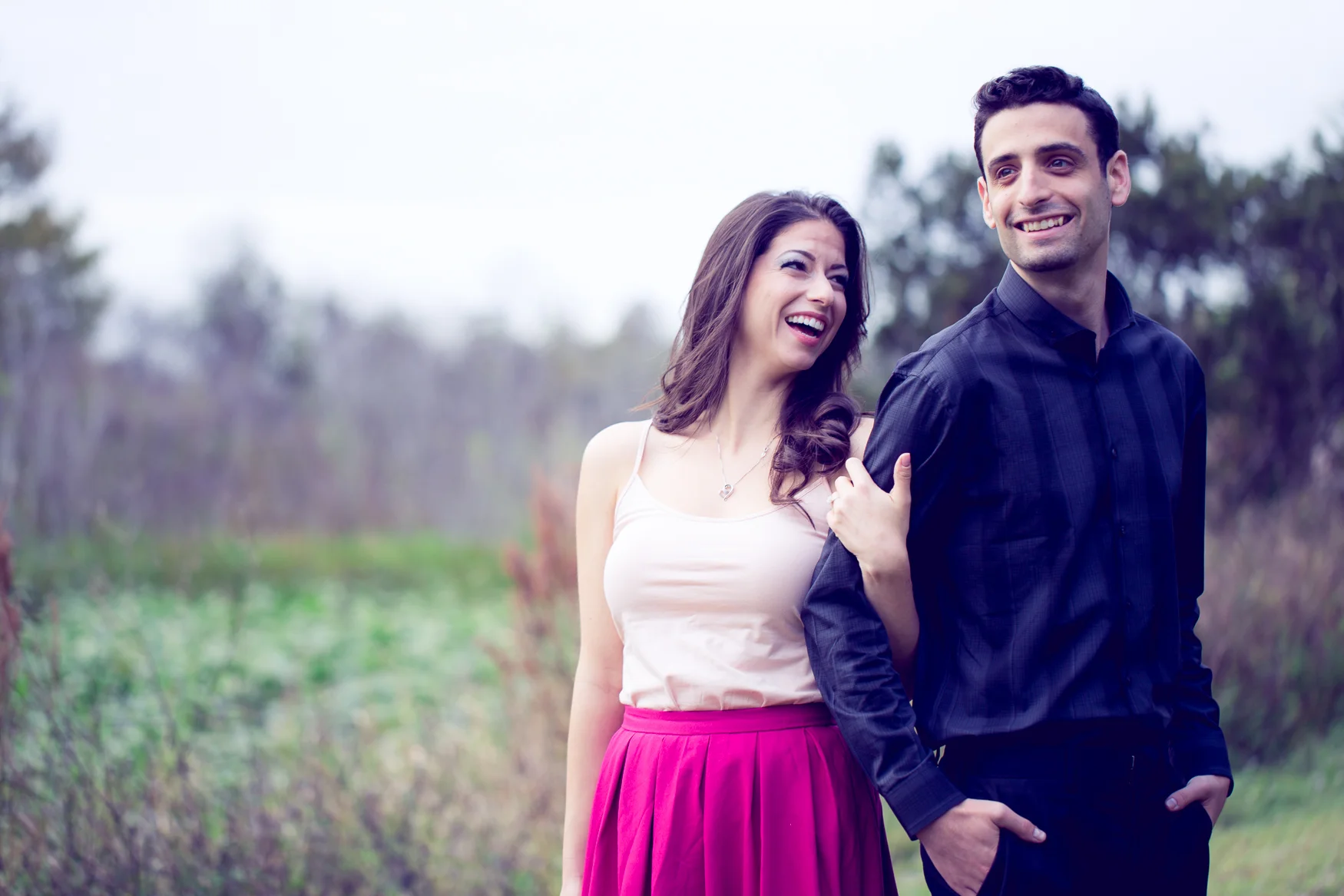 Julia + Andrew | Wildlife Nature Reserve Engagement Photography