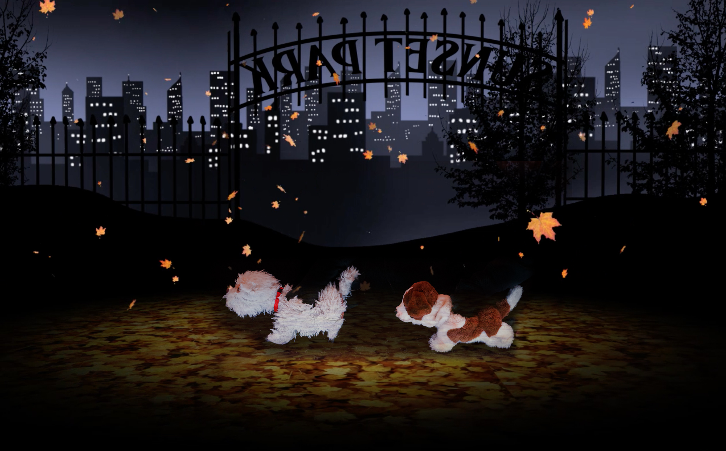 2 dogs autumn park.jpg