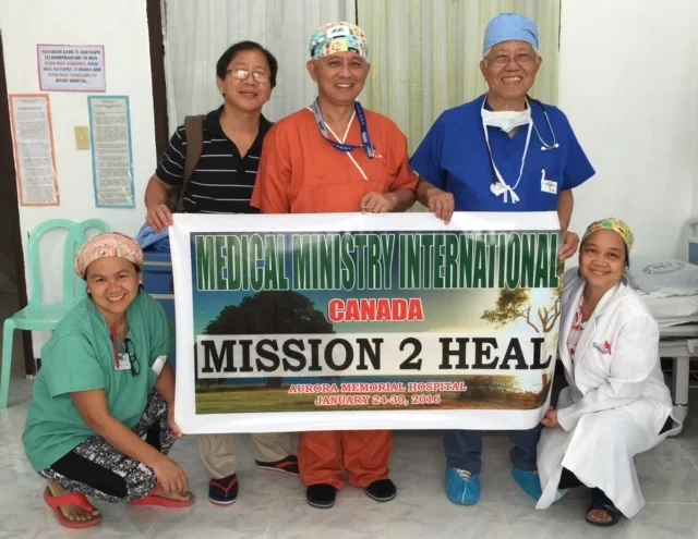 Dr. Allan Melicor and the Team - Mission 2 Heal, Philippines, 2016