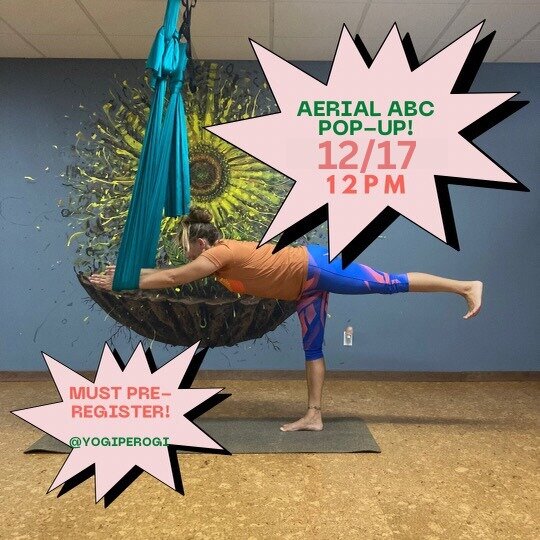 Curious about hammock, but nervous to try something new? No worries! This Aerial ABC (Arms, Booty, Core) class will cover the stretching and working of key muscles required not only for a strong aerial practice, but a strong grounded practice as well