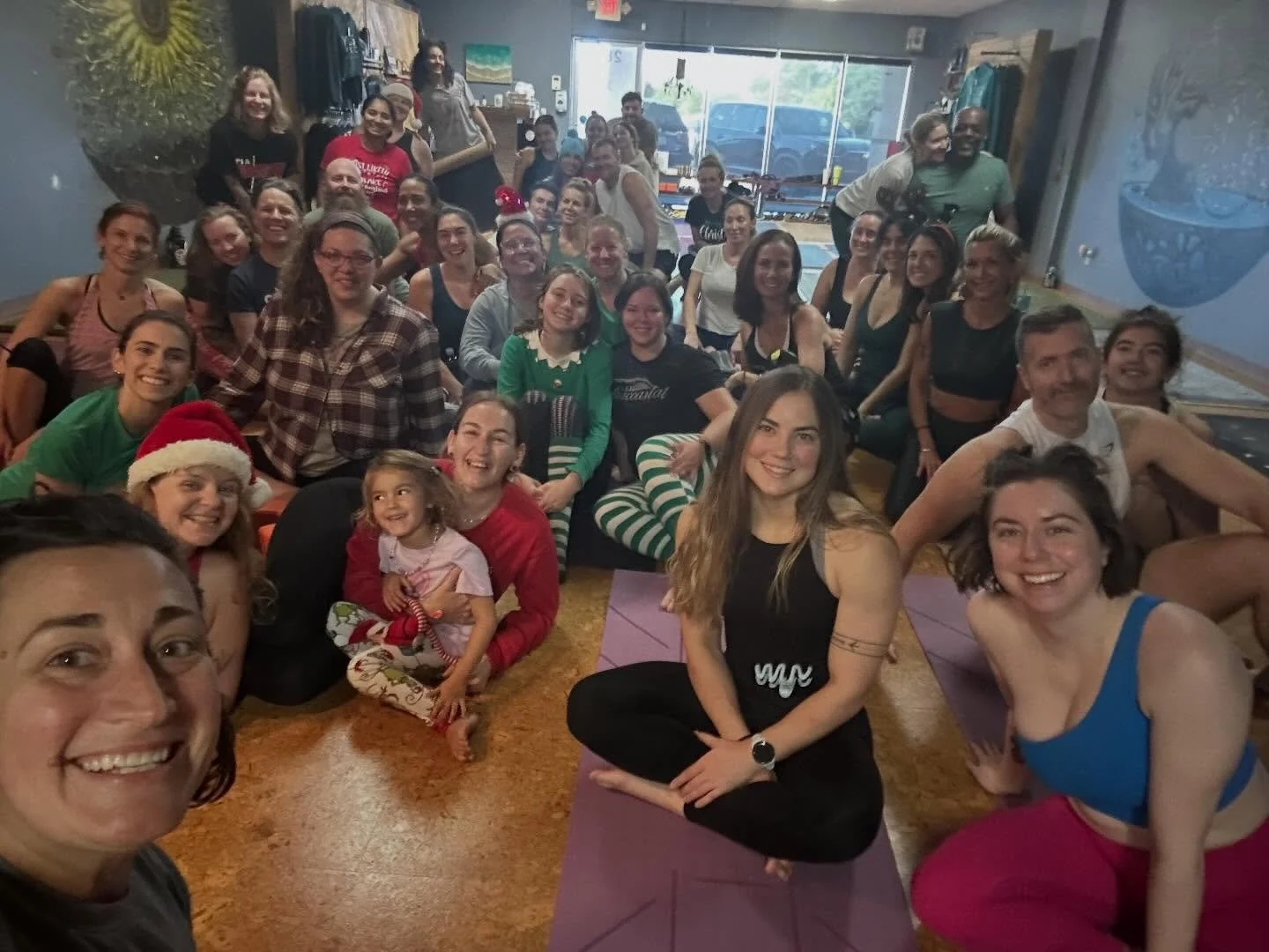 What a way to end the year! Koah and I look forward to leading this holiday flow every year to benefit TWLOHA! So thank you to all who donated! 

We also awarded two of our fabulous teachers Natalie and Chelsea! Natalie attending the second most clas