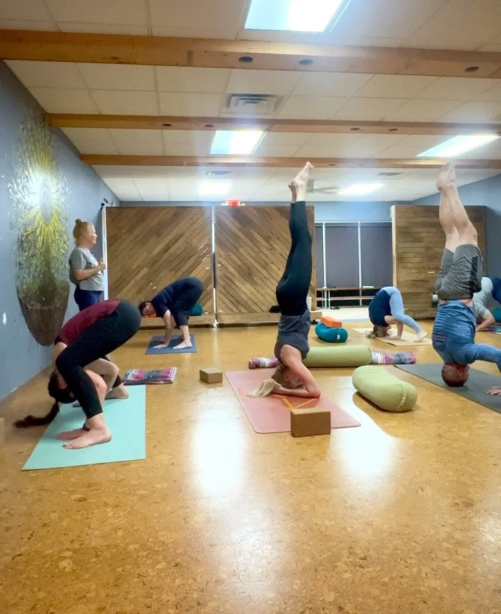 Thankful Thursday! Today we&rsquo;re thankful to have instructors like Patti who remind us every week to meet our bodies exactly where they are. She is a loving yoga mama to us all. &ldquo;Maybe you don&rsquo;t ever want to do a headstand in your ent