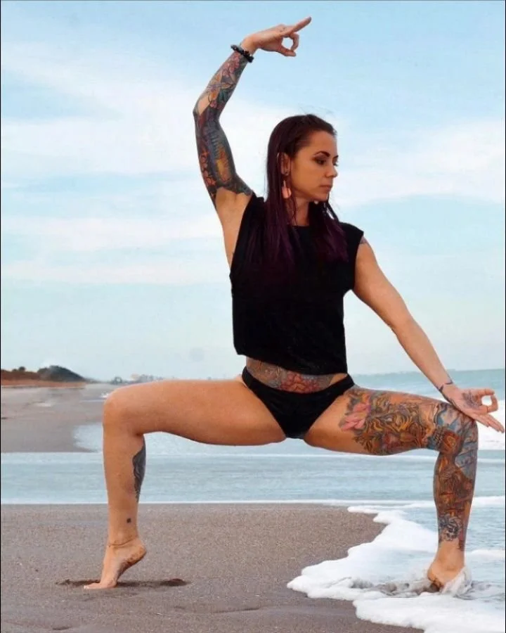 Happy Lunar New Year! It's time to stand strong and move forward with energy and intention as we enter the year of the fire horse.

This pose is familiar to most of us as goddess pose, or utkata konasana. However some other yoga traditions and martia