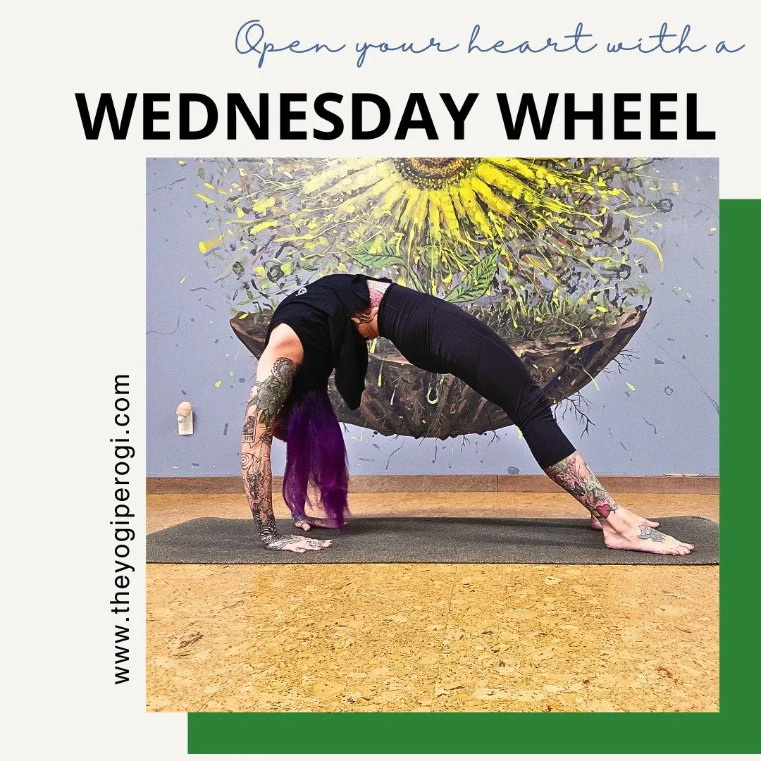 Yesterday we learned the correct form for our wheel pose and today it's time to show them off! Open your heart at some point today and tag us when you do. 😊💛

Benefits of Wheel Include: 

1) Relieves tightness in the chest, shoulders, and front bod