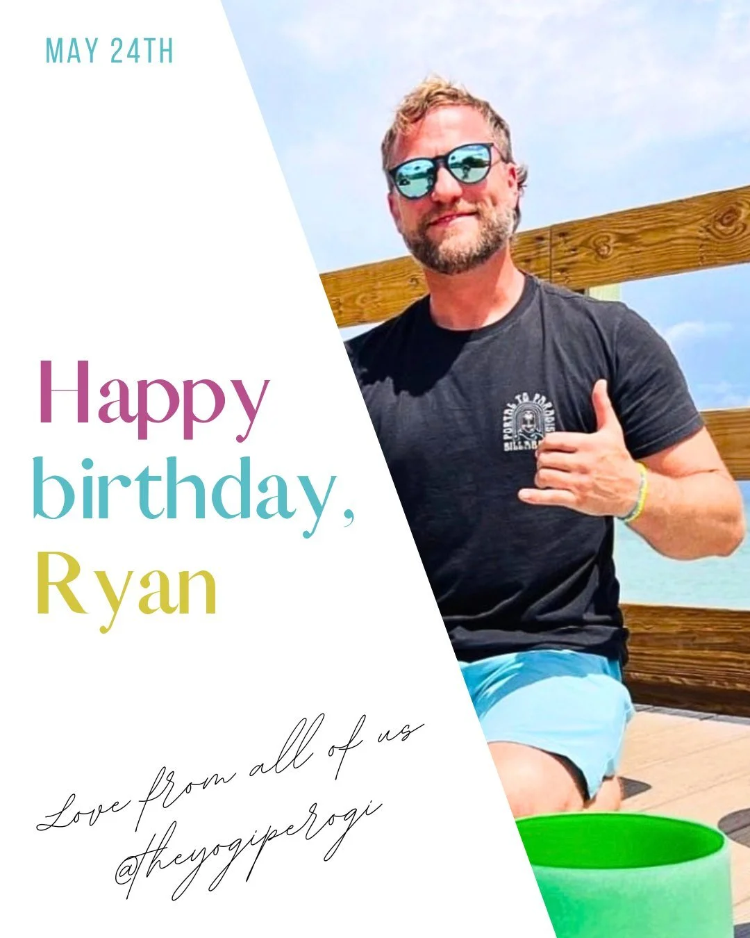Happy Birthday Ryan! 🌍🌊

Always just casually being one of the most interesting people in every room as the world traveler, sound bowl serenader here at Perogi, martial arts boss, and so much more. 

We're wishing you a year full of good waves, new