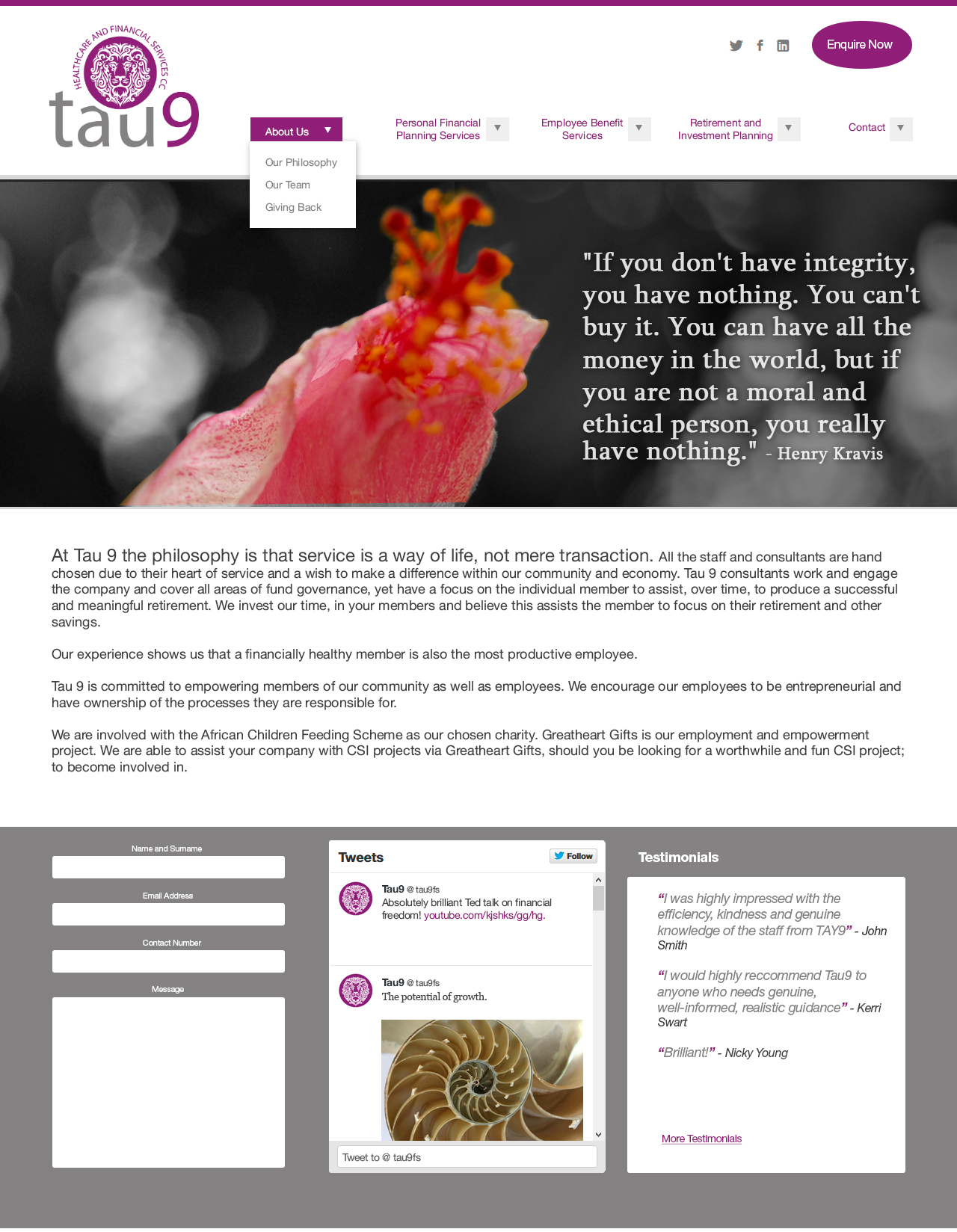 tau9 website