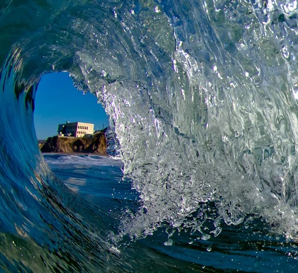 Ocean Beach is the home of Sutro Bath ruins, the SF Zoo and The Cliff House