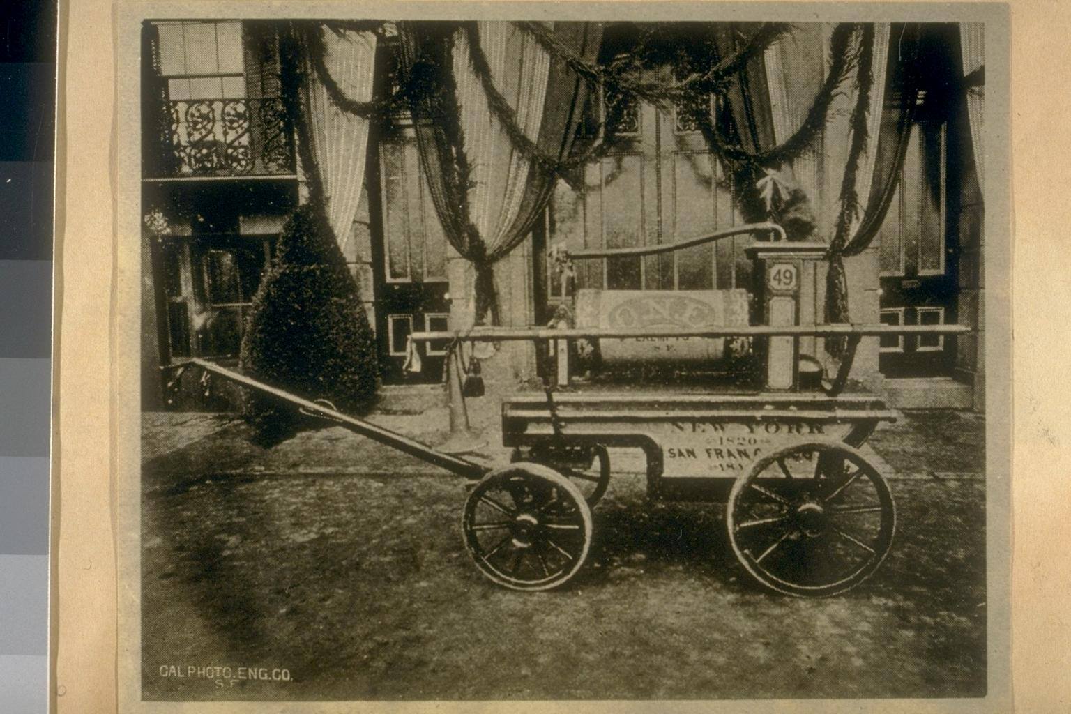 San Francisco's 1st Fire Engine 1849