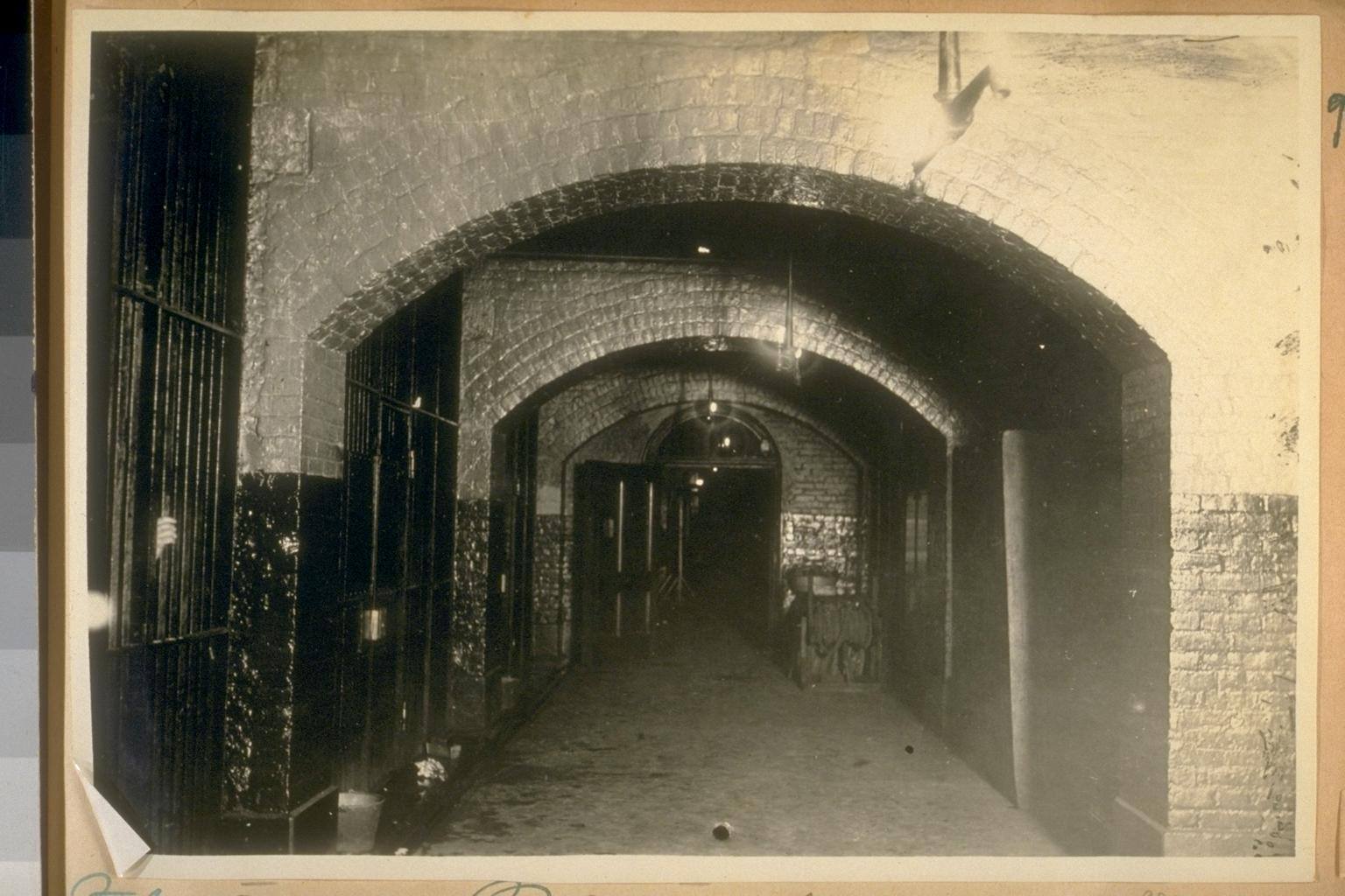 City Jail in the old Hall of Records 1895